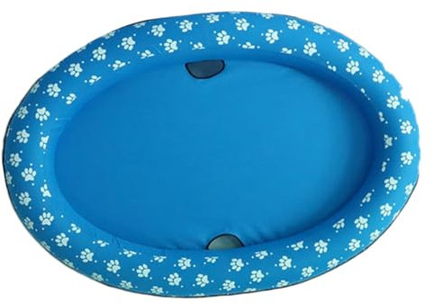 TOGEVAL Piscina Hinchable para Mascotas Plegable Fácil De Guardar para Perros y Gatos Resistente