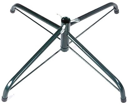 Supporto per Albero di Natale Artificiale Metallo Pieghevole Resistente Supporto per palo Decorazione Natalizia 45 cm Albero di Natale Treppiede Albero di Natale Supporto in Metallo Supporto per
