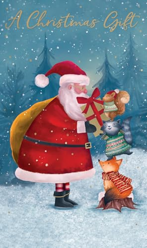 Traditional Santa Christmas Money Wallet Gift Card XMW150