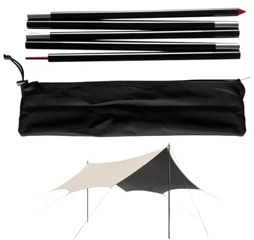 Zeltstützstange – praktische Outdoor-Planenstange, perfekte Aluminium-Planenstange, verstellbare Zeltstange, tragbare Campingstange, verstärkter Baldachin, Markise, robuste Aluminiumstange für