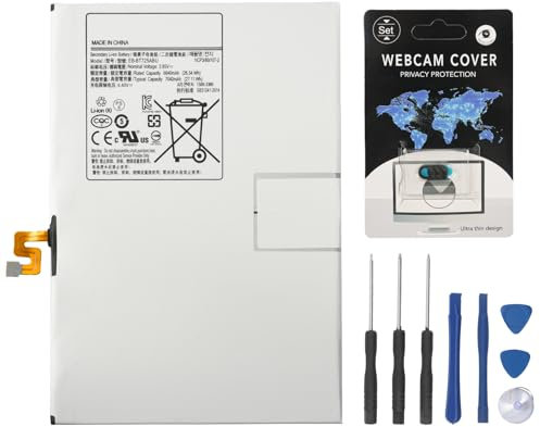 Oyomba EB-BT725ABU Tablet Battery Replacement for Samsung Galaxy Tab S6 SM-T860 T865 Tab S5e 10.5 Inch SM-T720 T725 27.11Wh 7040mAh with Tools