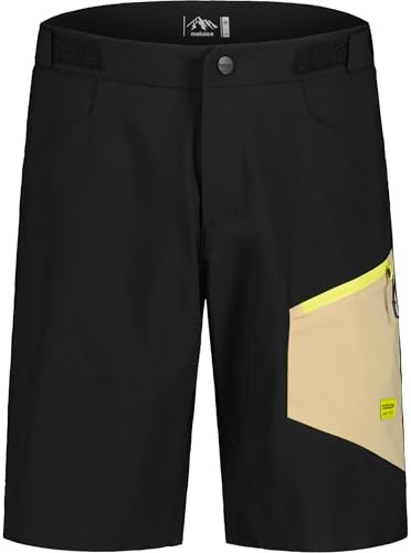 Maloja Herren FuornM. MTB Hose kurz, deep Black Multi, XL