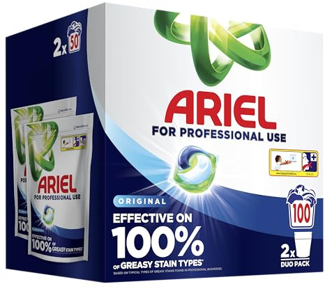 Ariel Professional Liquipods All in One Regular 2x50 Pods (Pack of 100) C010440