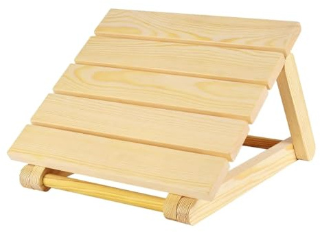 ZythrXLate Kopfstütze für Sauna Sauna-Kopfstütze aus Holz, multifunktional, bequem, rutschfest, Einweihungsparty-Zubehör for Sauna und Dampfbad