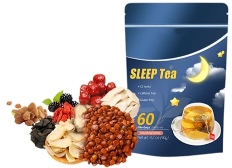 Tisana For Dormire Alle Erbe, Aiuto Naturale For Dormire, Bustine Di Tè Calmanti For La Buonanotte, For Rilassarsi E Dormire Bene(1PC)