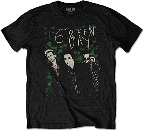 Green Day GDTS25MB04 T-Shirt, Multicoloured, XL
