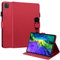 DodoBuy Hülle für iPad Pro 11 Zoll 2020/2018/iPad Air 10.9, Cartoon Tiere Muster Magnetische Flip Smart Cover PU Leder Schutzhülle Tasche Brieftasche Wallet Case Ständer mit Kartenfächer - Rot Katze