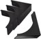 BrandName Mizhang Corner Protector Edge 4 Pcs Retro Metal Decorative Box Corner Protector Safety Bumpers for Cabinet Chest Desks Jewelry Box Drawer Tables Furniture Hardware Accessories(Black)(1)