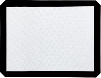 Dauerbackfolie | Wiederverwendbare Backmatte Silikon | Nachhaltiges Mehrweg-Backpapier | Wiederverwendbare Backfolie, Silikonmatte, Antihaftbeschichtung, Hitzebeständige Backunterlage | (42 x 32 cm)