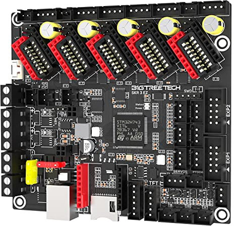 BIGTREETECH SKR 3 EZ Mainboard Silent Motherboard 48 V Hochgeschwindigkeitsdruckunterstützung Marlin & Klipper Firmware Kompatibel mit EZ2209 TMC5160 TMC2209 Treiber für 3D-Drucker-DIY-Steuerplatine