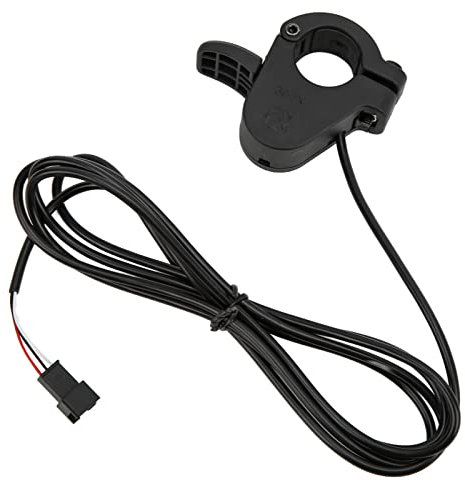Bewinner Electric Bike Thumb Throttle, 68.9in Bike Speed Control, 300X Speed Regulater Accelerator Conversion Part with Common Connector for Electric Bike