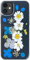 Abbery Soft Silicone TPU Case Phone Cover Designed for iPhone 11, Blue Daisy Sky Flower | Pressed Daisy Flower, Clear Design, Cute for Women, Dried Floral, Aesthetic, Girls