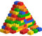WYSWYG Big Building Blocks Sets Age 3+ for -5, Large Building Bricks Compatible with Duplo Building Bricks, Kid Building Blocks for Ages 3 4 5 6, Big Blocks Gifts for Boys Girls, 50PCS.