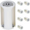 DAOKAI Parallel AA to D Battery Converter,AA Battery Case Adapters Holder - 8 Pack,1.5V Output Case Box,for Electronics(Batteries are not Included)