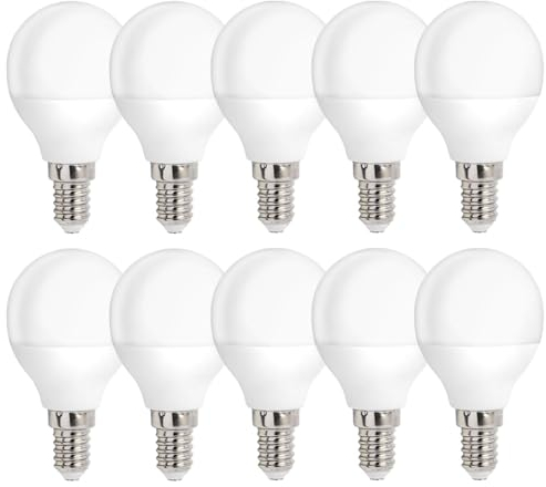 NCC-Licht 10 x LED Leuchtmittel Tropfenform 1W E14 matt 90lm warmweiß 3000K 270°