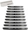 9 Stück (82~40.5mm) Filterring Adapter-Set,für alle Marken Step-Down-Ring Set,UV ND CPL 82-77mm/77-72mm/72-67mm/67-62mm/62-58mm/58-55mm/55-52mm/52-49mm/49-40.5mm+1pcs Objektivreinigungstuch
