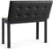 MUSTAR Piano Bench Piano Stool with Storage, 74cm Large Seat Solid Wooden Keyboard Bench, Soft Faux Leather Padded Seat for Vanity, Living Room, Bedroom (Black)