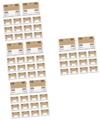 Gatuida 80pcs Panel Mount Fuse Holder for Fuses Boat Holder Easy to Install Pcb Contacts