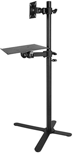 Soporte de TV de Mesa Giratorio Universal Soporte de Piso de TV de Acero Inoxidable con Soporte para televisores de 40 85 Pulgadas Monitor de Soporte Libre Blanco Stand Up t