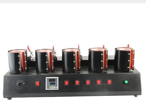 ZDMZR Presse à Chaud 5 en 1 pour Tasses, Presse à Chaud par Sublimation, Machine à Tasses à Transfert Thermique