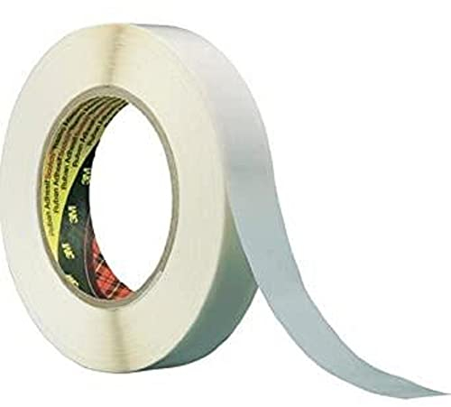 3M doppelseitiges Klebeband mit Papiervlies-Träger, 9040, 50 mm x 50 m, 0,1 mm, Cremefarben (16-er Pack)
