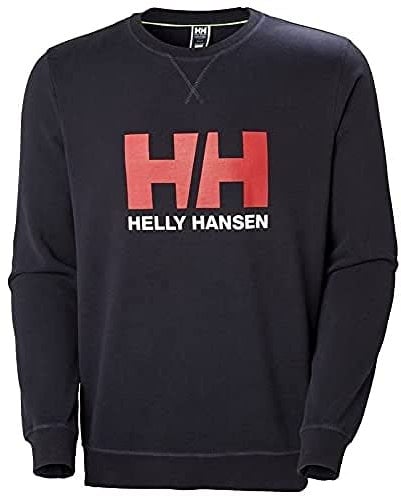 Helly Hansen Men's HH Logo Crew Sweatshirt, Navy, L