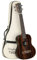 Tanglewood® TWT-19 Tenor-Ukulele aus Ebenholz, satiniert, mit Laser-Cut-Rosette, Gig Bag