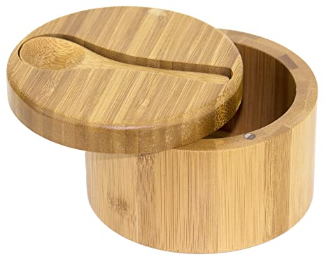 Boîte à sel de Guérande avec couvercle et cuillère magnétiques