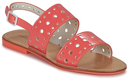 Mellow Yellow Vadina Sandalen/Sandaletten Damen Korallenrot - 36 - Sandalen/Sandaletten Shoes