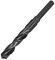 sourcing map Foret Hélicoïdal Mèche à Queue Réduite Tige 15 mm Mèche en Acier Haute Vitesse HSS 9341 Oxyde Noir avec Tige Droite de 1/2 pouce