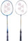 Yonex GR 303 Badmintonschläger mit vollständiger Abdeckung, Aluminiummischung, 2 Stück (gelb)