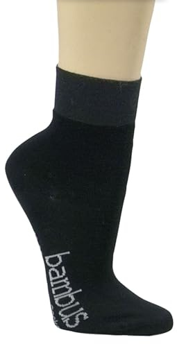WOWERAT 6 Paar Bambus Kurzschaftsocken Kurzstrumpf Quartersocken Damen Herren - bequem und atmungsaktiv - Größe 35-38/39-42/43-46