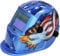 BOLTHO Welding Helmet Auto Darkening Mask Hood, Solar Powered Shield Equipment with Adjustable Shade Range 9-13 for Mig Tig Arc Welder Mask(Blue Eagle)