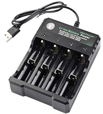 18650 Lithium Battery Charger 4 Slot 3.7v Smart Usb Charging Universal Smart Automatic Power-off Protection Charger