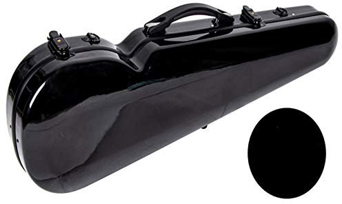 JTRHD Custodia per Violino Violino Caso Antiurto in Fibra di Carbonio in Fibra di Carbonio 4/4 Violin Custodia Rigida per Violino con Cinghie per Zaino (Colore : Black, Size : 4/4)