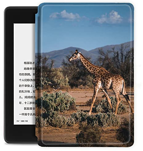 Case For 6.8 Kindle Paperwhite (11Th Generation-2021) And Kindle Paperwhite Signature Edition -Kindle Paperwhite 123,Kindle Paperwhite 4,Kindle Oasis2 3,Hd Animal Giraffe,Green,Kindle 8Th 2016