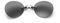PUYYDS Cosplay The Matrix Morpheus Mini Kleine Coole Runde Randlose Sonnenbrille Clamp Nose Sonnenbrille Herren Vintage No Legs Lunette