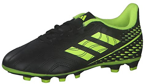 Adidas Copa Sense.4 Fxg J Sneaker, Core Black Team Solar Yellow Bright Cyan, 35 EU