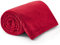 RUIKASI Kuscheldecke Flauschig XL Rot - 150x200 cm Decke Sofa Warm, Fleecedecke Couchdecke, Überwurf als Wohnzimmer Weich für Winter
