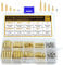 Csdtylh 280Pcs M2.5 Motherboard Standoffs&Screws&Nuts Kit, Hex Male-Female Brass Spacer Standoffs, Laptop Screws for DIY Computer Build, Electronic Projects, Raspberry Pi, Circuit Board etc.