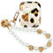 Kompatibel mit AirPods Hülle Airpods 2 hülle Apple Airpods 2 & 1 Schutzhülle für Mädchen Frau [LED an der Frontseite Sichtbar] Leopard