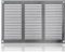 300x200mm Rejilla de Ventilación de Acero Inoxidable con Mosquitera - Rejillas de Ventilación Metálicas
