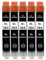 5 Tintenpatronen kompatibel mit HP 364 XL Photo-Black für Deskjet D5445, D5460, Officejet 7515, Photosmart 7510, 7520, B8550, C5324, C5370, C5373, C5380, C5383, C5388, C5390, C5393, C6324, C6380...