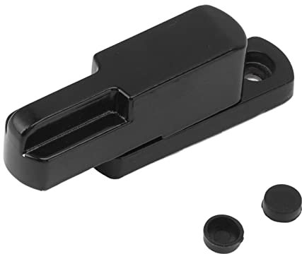 Pestillo de Ventana, Cerradura de Guillotina de Ventana Aleación de Aluminio para el Hogar (Negro)