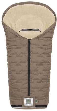 Odenwälder Fußsack Oskar line für Babys (6-36 Monate) | Kuschelige Wohlfühlfaser & Trendige Steppung | Babyfussack Wasserabweisend & Reflektierend | Made in Germany | 98x55 cm