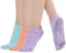 likloks Yoga-Socken für Frauen mit Griffen, Rutschfeste Zehensocken für Pilates, Barre, Tanz, Ballett, Fitness, Farbige-Größe 39-41