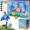 Set da Gioco con Pallone da Calcio per Bambini, Gioco di lancio della porta da calcio in cortile per interni ed esterni con palline in velcro,per giocattoli per bambini di 3 4 5 6 7 8 anni Compleanno