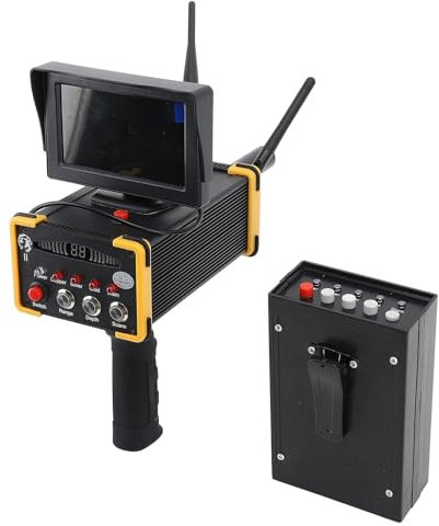 Ciciglow Metal Detector Portatile Rilevatore Oro Argento ad Alta Precisione con Schermo per il Rilevamento di Metalli (Spina UE 100-240 V)