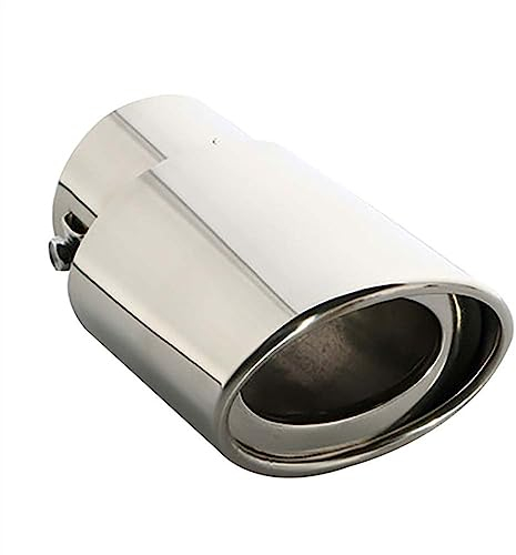 HNVCYT Auto Endrohre Schalldämpfer Spitze Endrohr Schwanz Kehle Für Ford Für Focus MK2 MK3 MK4 Automotive Auspuffanlage Schalldämpfer Rohr Fluchtrohr Auto Auspuffrohr Schwanz Throat(Color:2)