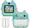 Maxlife Kinderkamera Sofortbildkamera Blau - Kinder Fotoapparat mit Druckpapier - Full HD Videoaufnahmen - Kreative Kamera mit Sofortbild Ausdruck von Fotos Notizen Aufklebern und Etiketten - 2.4 Zoll